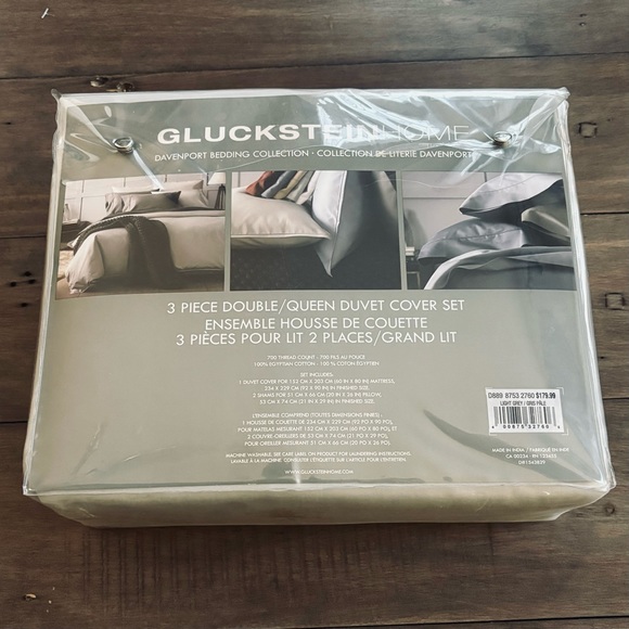 GlucksteinHome Queen Duvet Cover Set - Picture 2 of 2